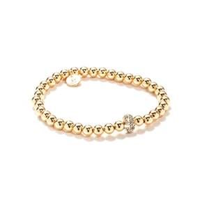 NEW DM MERCHANDISING women's crystal numbers bracelet - 9 in gold